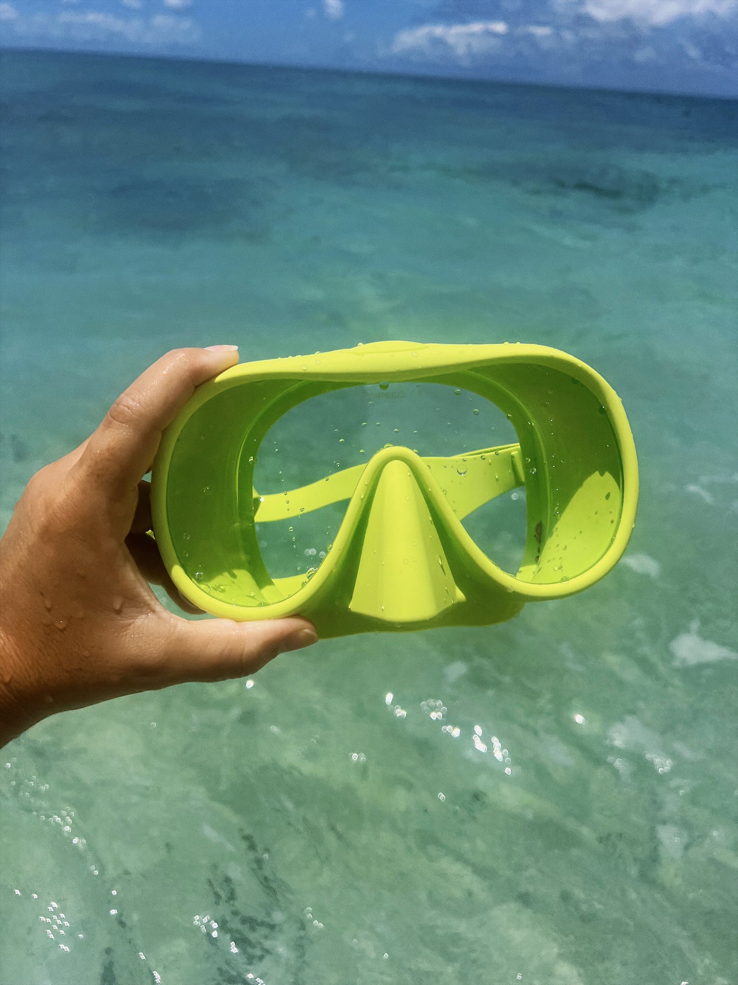 Lime Green Goggles